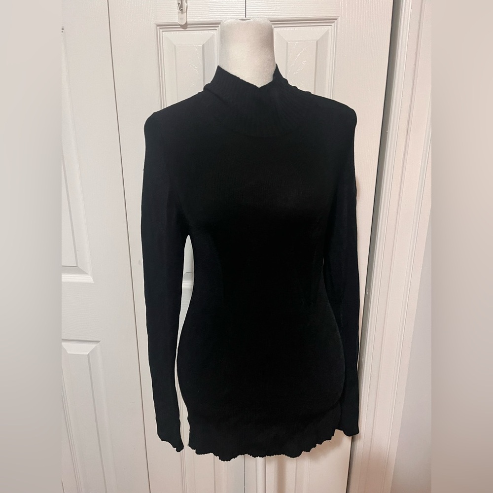 Intimately by Free People High Neck Blouse Black Size Medium